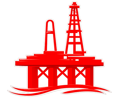 Oil Rig Illustration